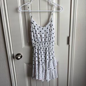 White Polka Dot Dress